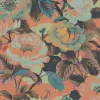 Rococo Roses, Coral Fabric