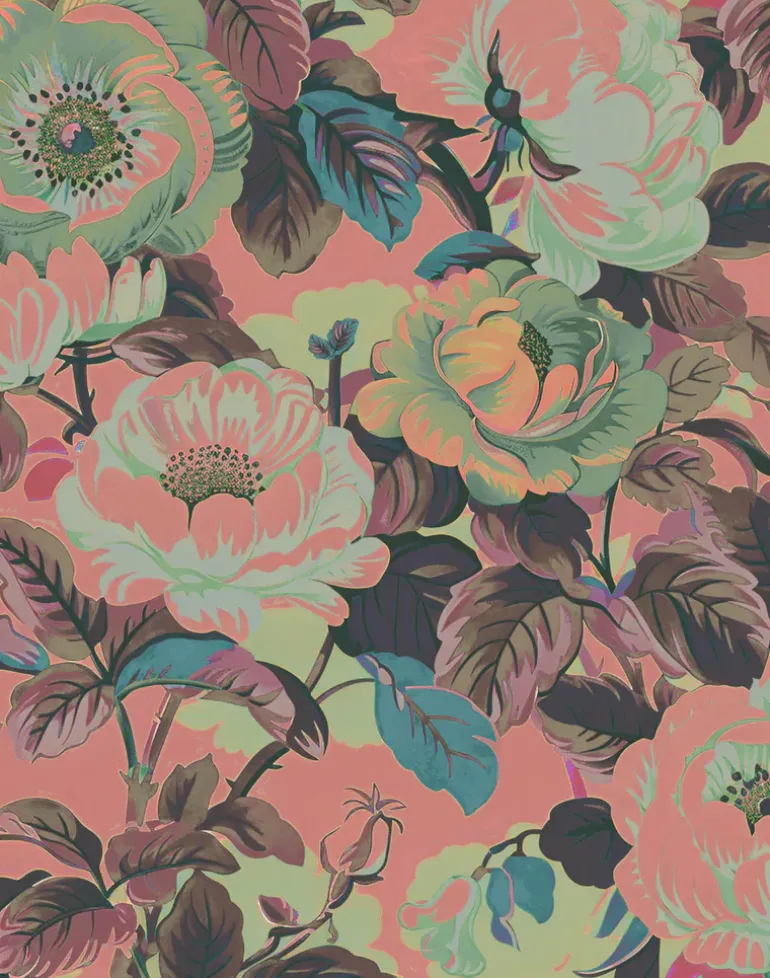 Rococo Roses, Posy Fabric