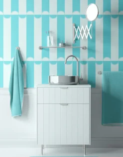 Scallop Lane, Turkish Turquoise