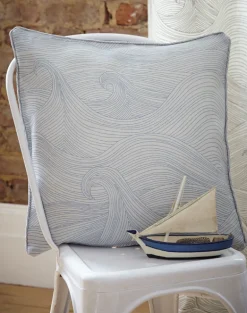 Seascape Linen Fabric, Summer