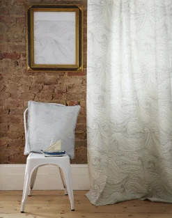 Seascape Linen Fabric, Winter