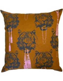 SLB Coco Tiger Mustard Cushion Cover