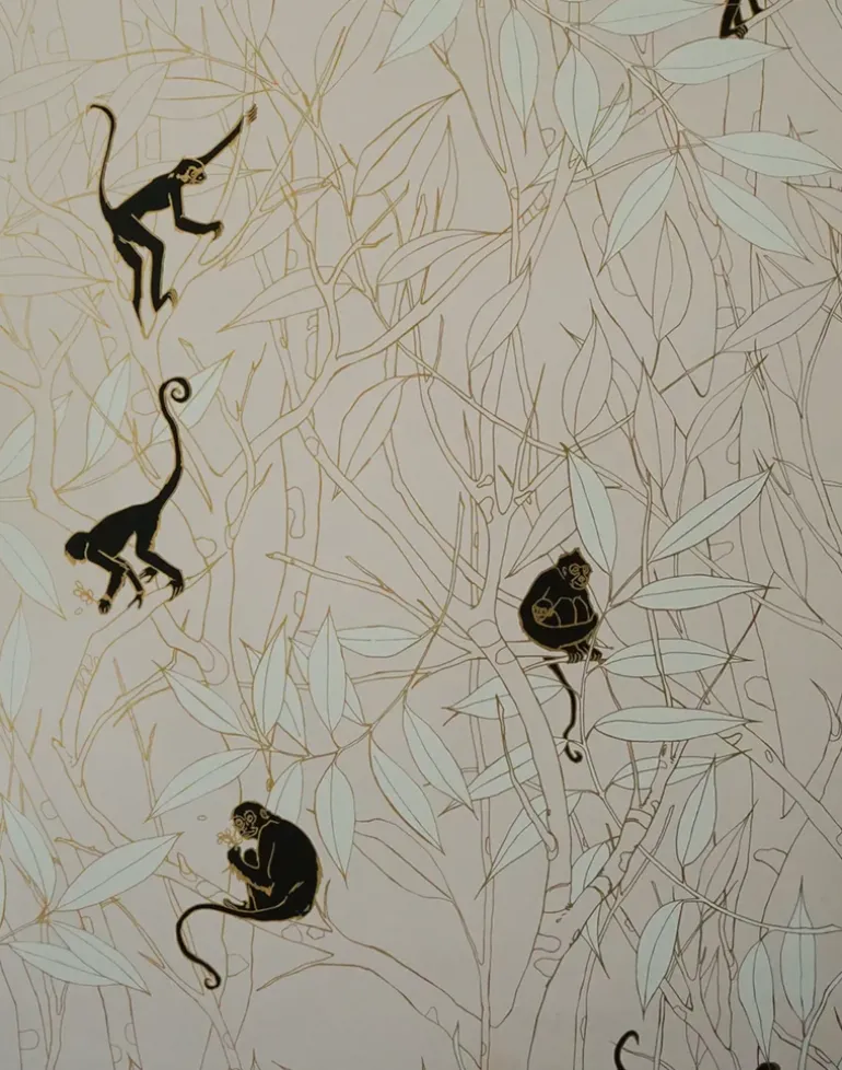 Spider Monkey, Monkeys at Sunset