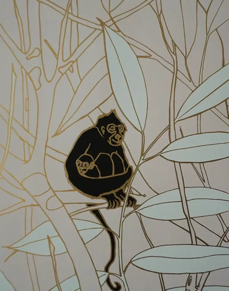 Spider Monkey, Monkeys at Sunset