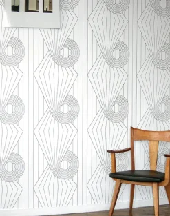 Spiral, White & Black