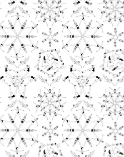 Splash! Wallpaper, Black and White