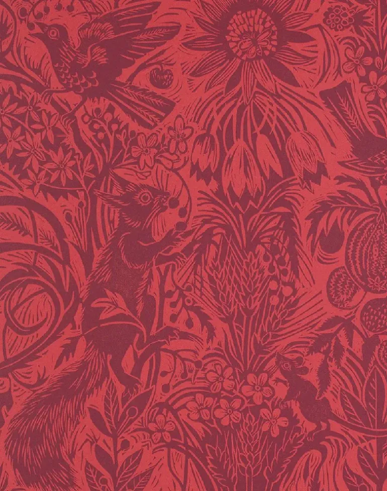 Squirrel & Sunflower, Angus Red