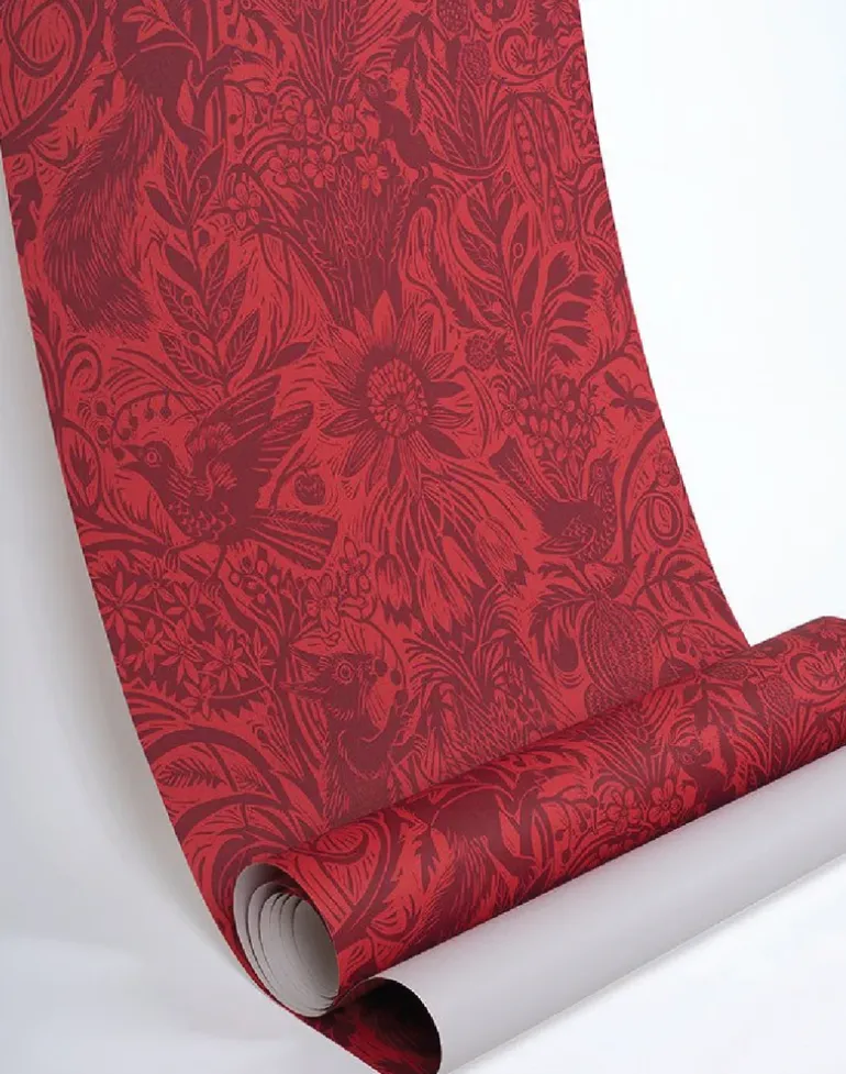 Squirrel & Sunflower, Angus Red