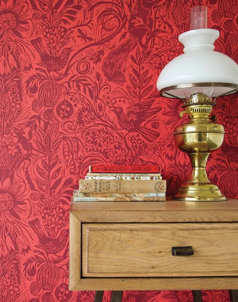 Squirrel & Sunflower, Angus Red