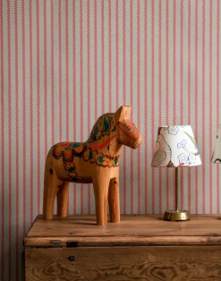 Stitched Stripe, Coral