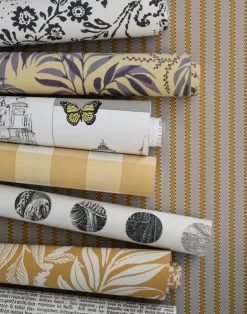 Stitched Stripe, Mustard