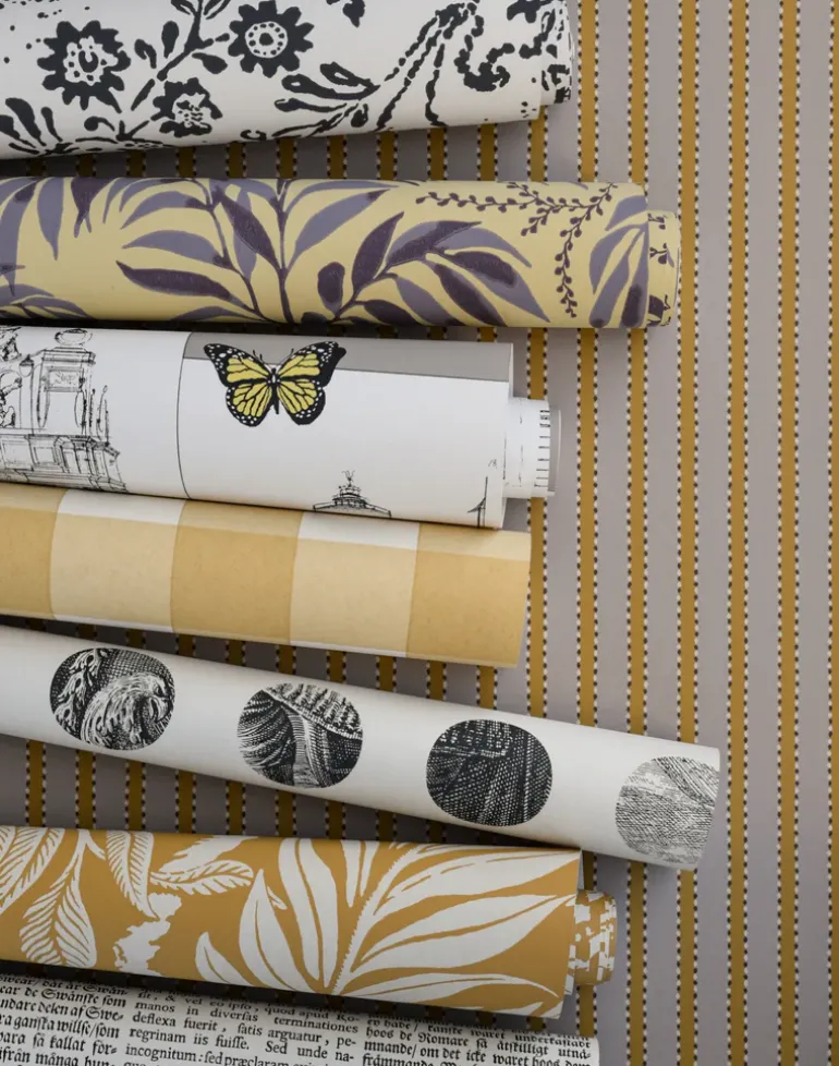 Stitched Stripe, Mustard