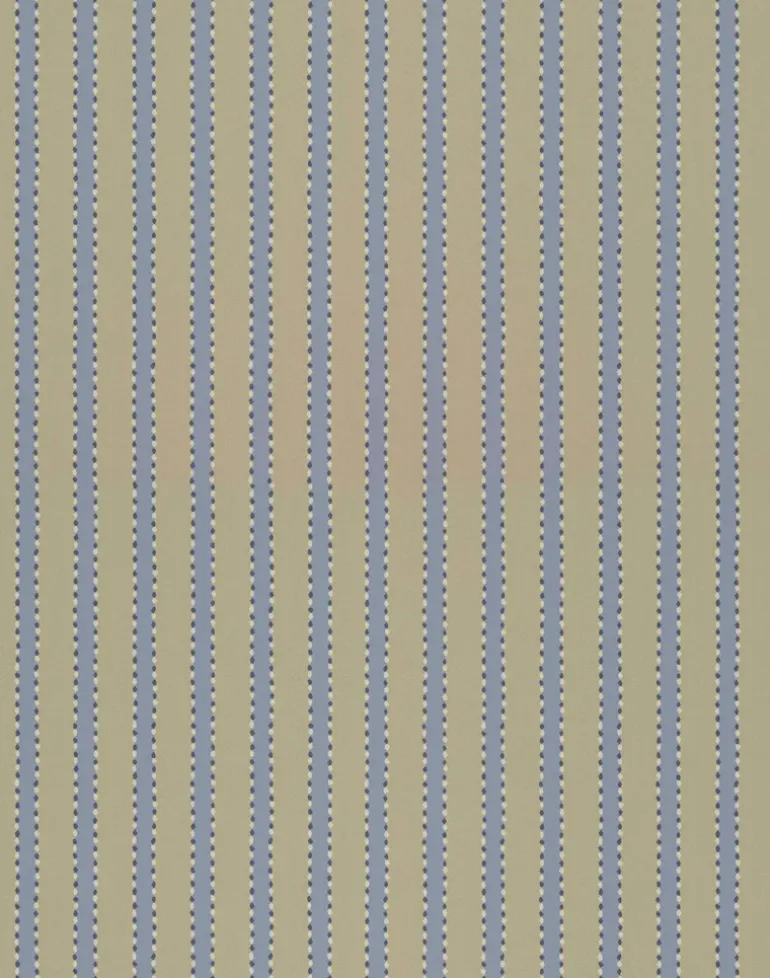 Stitched Stripe, Washed Denim