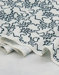 Storm Fabric, Rainforest on White