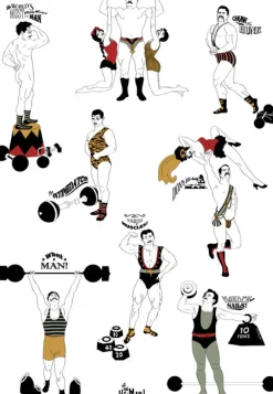 Strong Man Wallpaper, Color