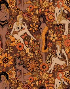 Summer of Love Wallpaper, Acapulco Gold