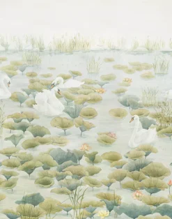 Swan Lake Mural, Green