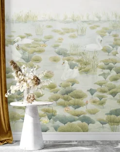 Swan Lake Mural, Green