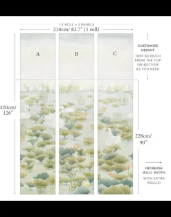 Swan Lake Mural, Green