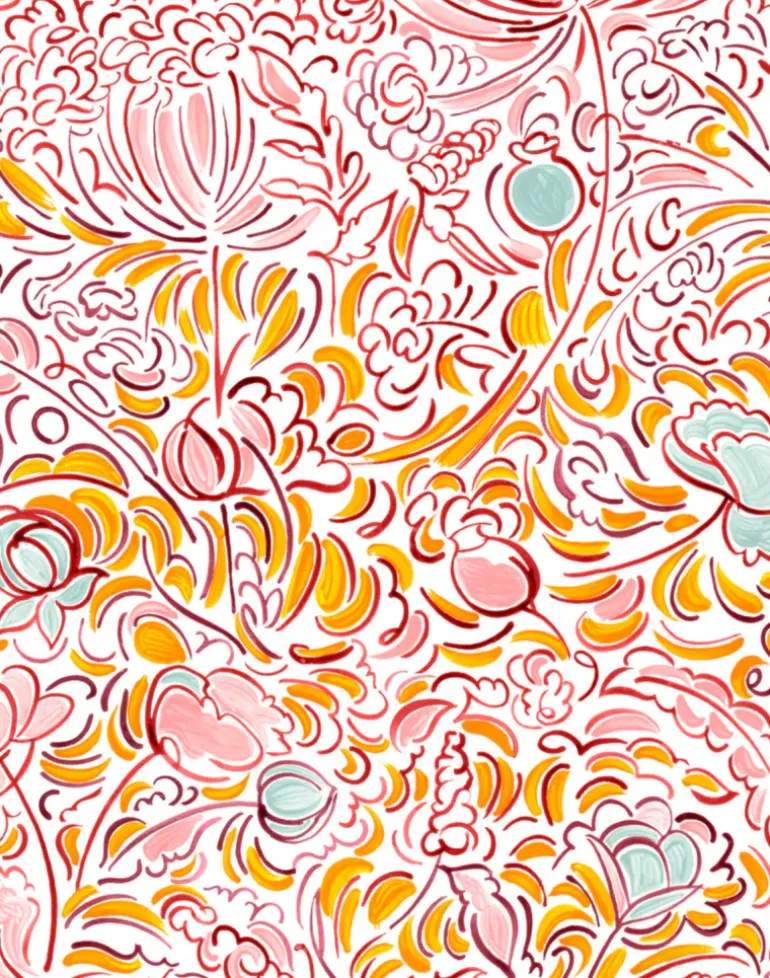 The Wild Field Orange, Cotton/Linen