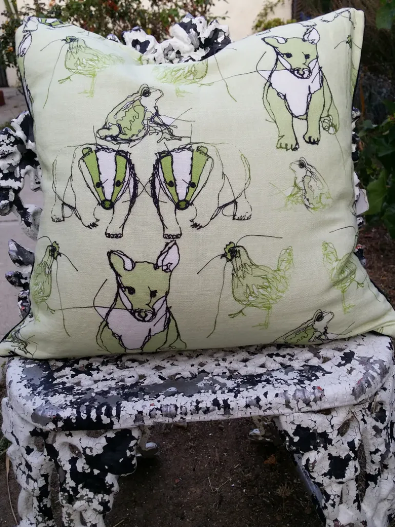 Tobyboo Willow Linen Cushion Cover