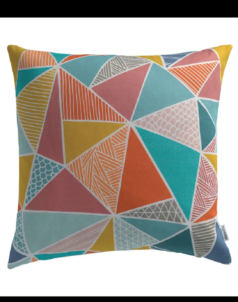 Tress in Multi-Color Cushion Cover