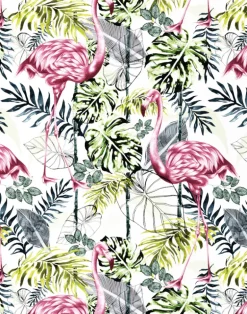 Tropical Flora, Light Pink