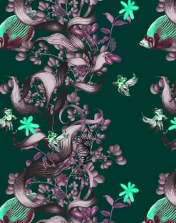 Underwater Wonderland, Lime Flowers