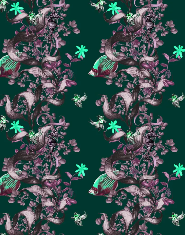 Underwater Wonderland, Lime Flowers