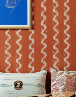 Vintage Ikat, Topiary Green