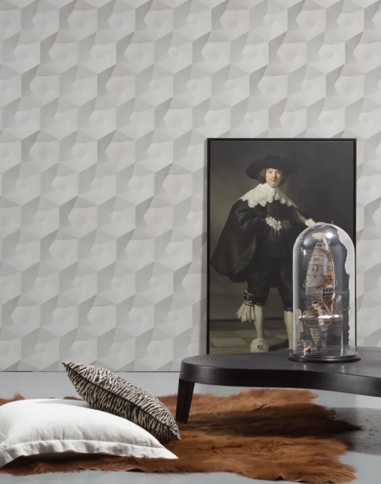 VOS-01 Hexa Ceramics Wallpaper by Studio Roderick Vos