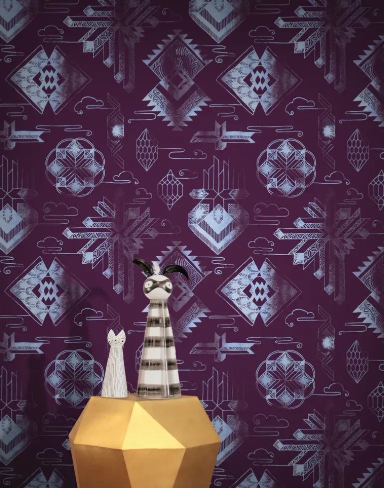 Watercolor Gems, Wine