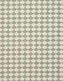 Waves Heavyweight Cotton Fabric, Grey / Grey