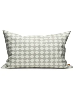 Waves Heavyweight Cotton Fabric, Grey / Grey