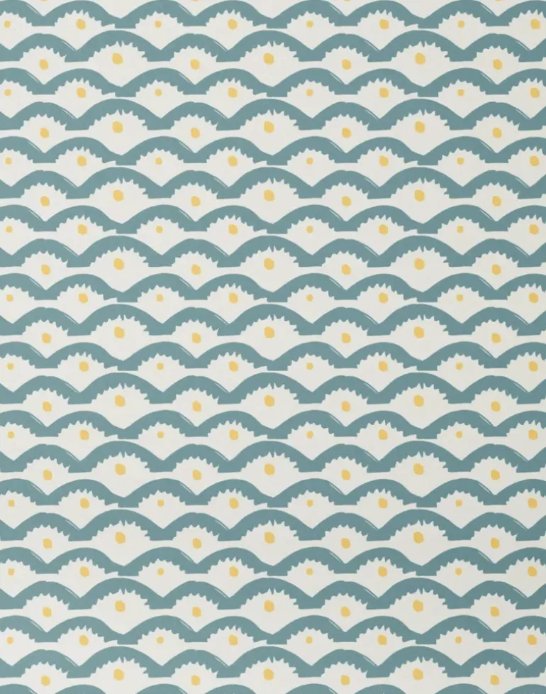 Wiggly Squiggly, Blue and Yellow - SMALL SCALE