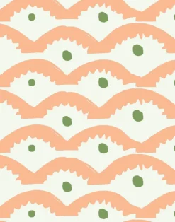 Wiggly Squiggly, Peachy - LARGE SCALE