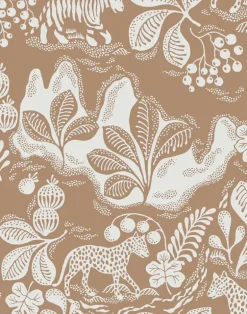 Wild at Heart Linen Fabric, Terra / Sand
