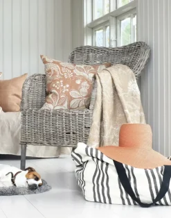 Wild at Heart Linen Fabric, Terra / Sand