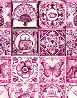 Willow Couture Tiles, Pink