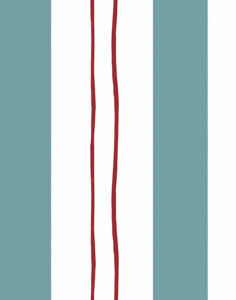 Wobble, Blue and Red - LARGE SCALE