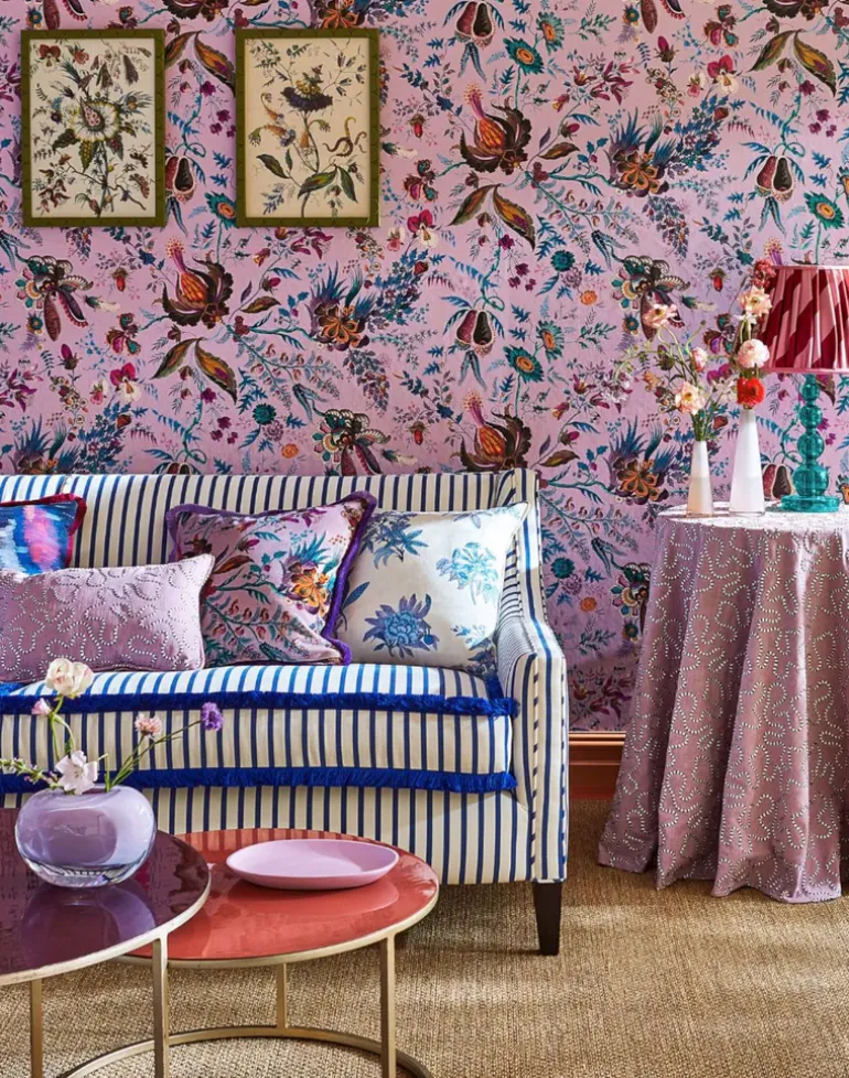 Wonderland Floral, Amethyst/Lapis/Ruby