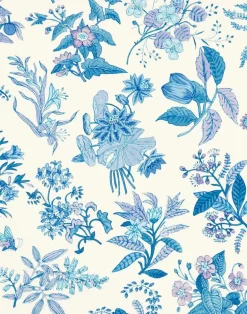 Woodland Floral, Lapis/Amethyst/Pearl