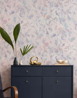 Abstract Blooms, Violet