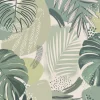 ABSTRACT JUNGLE LEAF GREEN