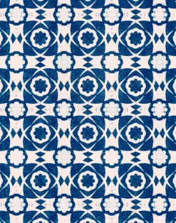 Aegean Tiles, Indigo