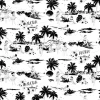 Aloha! Wallpaper Black & White