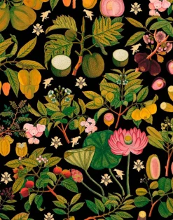Asian Fruits & Flowers, Anthracite