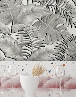 BANANA LEAVES MAX BLACK & WHITE