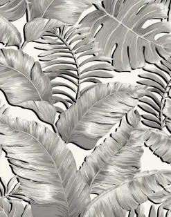 BANANA LEAVES STANDARD BLACK & WHITE