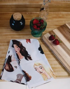 Bethany Eden Faces Tea Towel